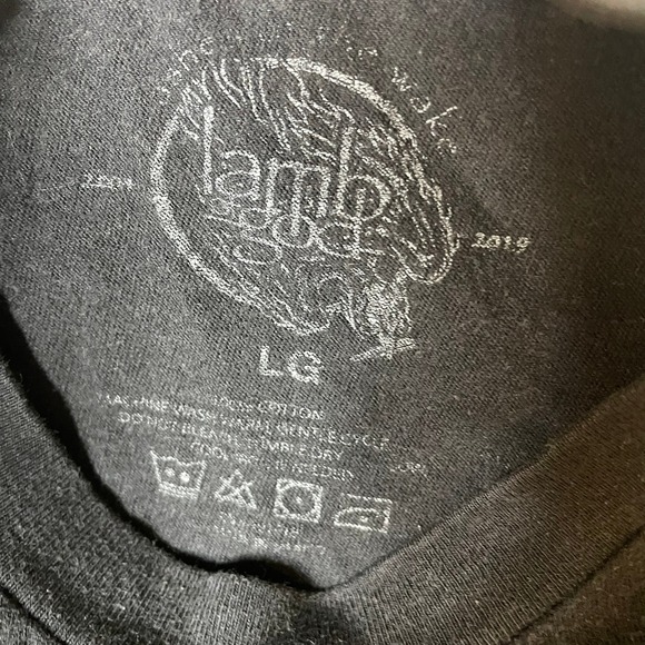 Lamb of God Ashes of the Wake 15th Anniversary Black Band T Shirt‎ LG - Picture 2 of 5